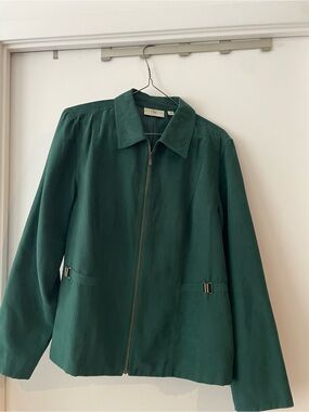 Studio Works Forest Green Suede Jacket